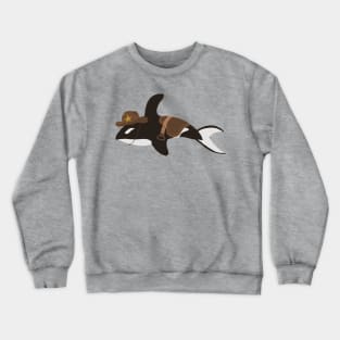 Cowboy killer whale Crewneck Sweatshirt